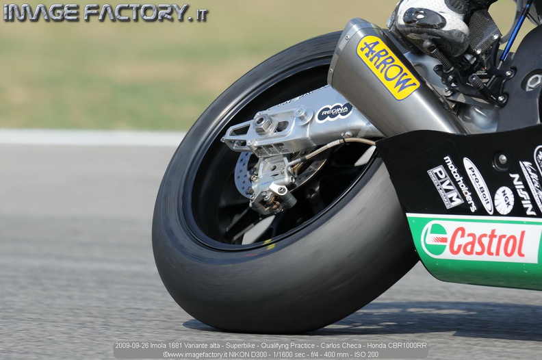 2009-09-26 Imola 1681 Variante alta - Superbike - Qualifyng Practice - Carlos Checa - Honda CBR1000RR